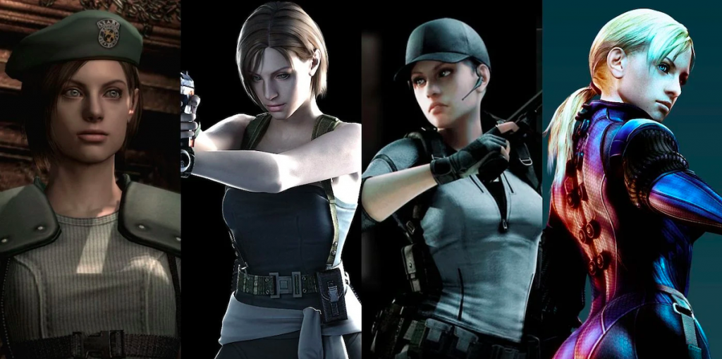 Jill Valentine and her many looks