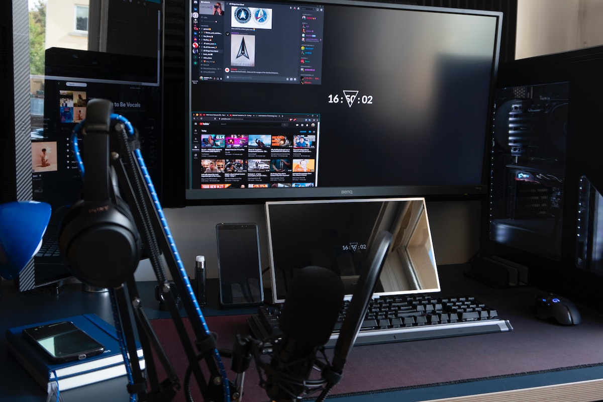 Gaming Rig on a Desk
