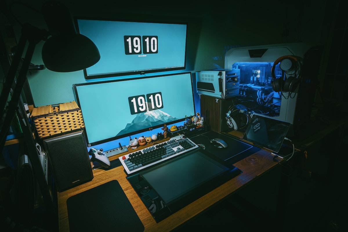 gaming set up
